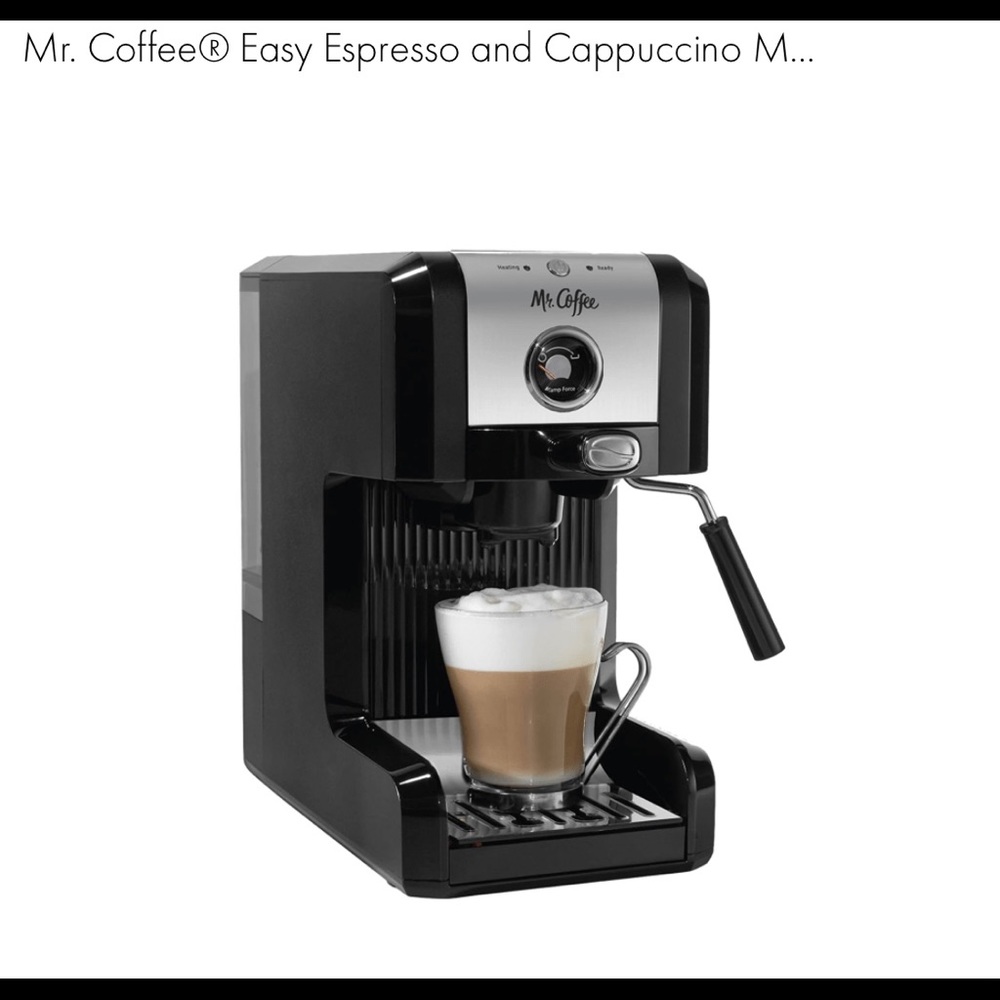 Mr. Coffee espresso maker with frother